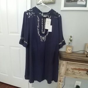 Roxberi Navy Dress